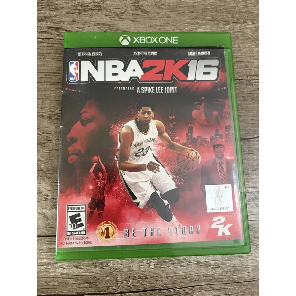 NBA‎ 2K16 Xbox One Anthony Davis Cover Video Game CIB Basketball Spike Lee Joint